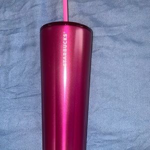 Starbucks puffy pink tumbler Ss Venti New